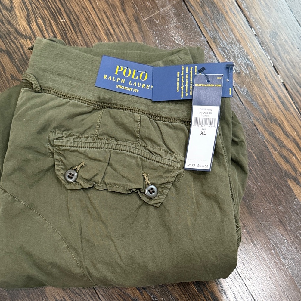 Men’s NWT Ralph Lauren Dark Green Straight Fit Pants